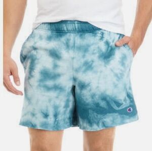 Champion Crush Dye Aqua 7" Tie Dye Fleece Shorts